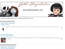Tablet Screenshot of gothshopaholic.com